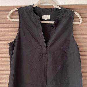 Lou & Grey Black shirt dress size XS